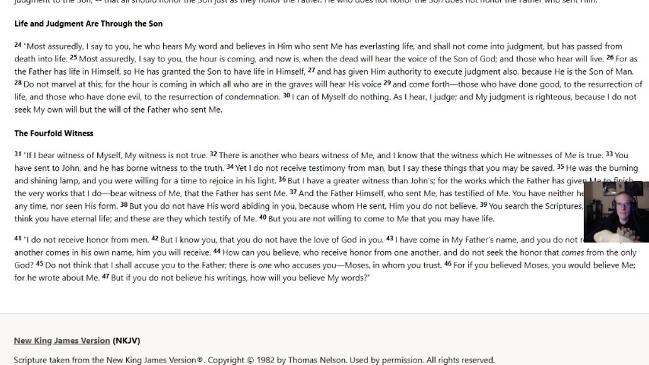 John 4 and 5 NKJV (Joshzilla89 Bible Reading)