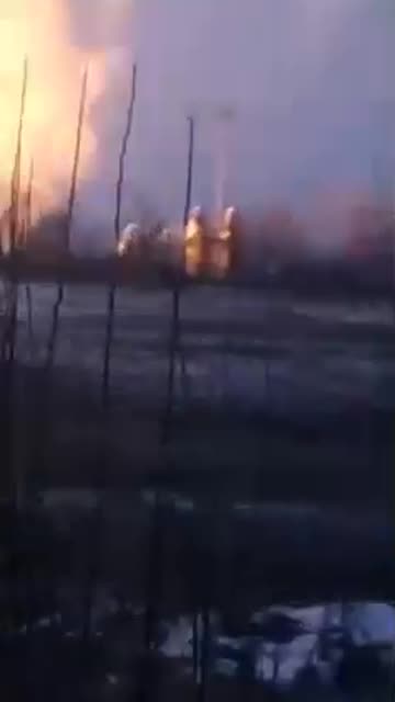 High-pressure gas pipeline was broken near Svetlodars