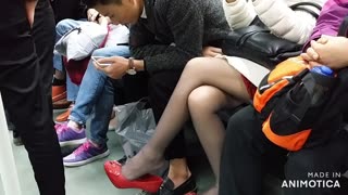 Sensual nylon dangling...Part 2