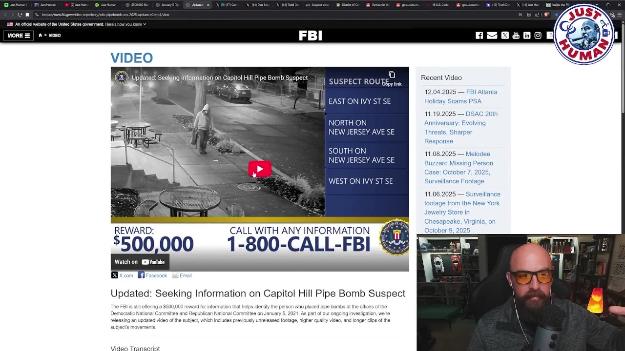 FBI Makes Arrest in J6 Pipe Bombs Case