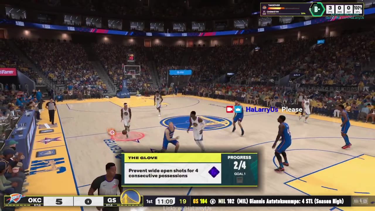 I got 104 Point Double Double MyCareer Pro SG S6 NBA 2K25