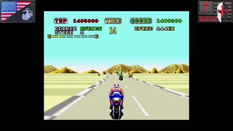 6-PAK: Super Hang-On (Sega Genesis - 1995) [NA Version]