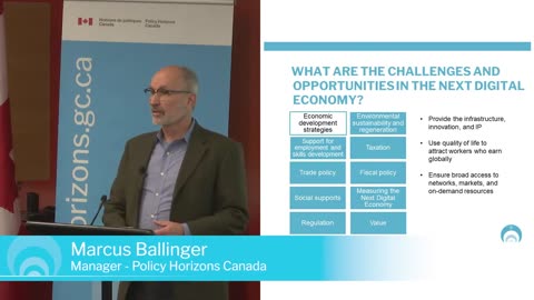 Horizons Talks: The Next Digital Economy Policy Horizons Canada biodigital convergence