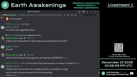 Earth Awakenings - Livestream 1 - #4208 - Live on Rumble/Youtube/X-Twitter/Twitch