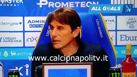Parma-Napoli 0-0 18/5/25 conferenza stampa Antonio Conte