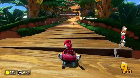 #MarioKart8Deluxe Race Nine: DK Mountain