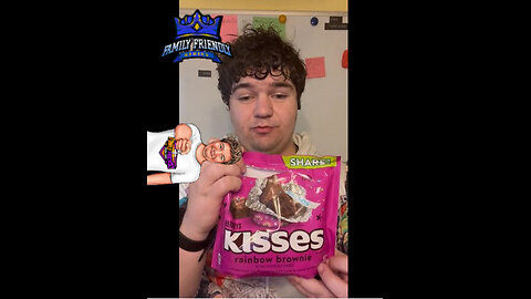 Rainbow Brownie KISSES