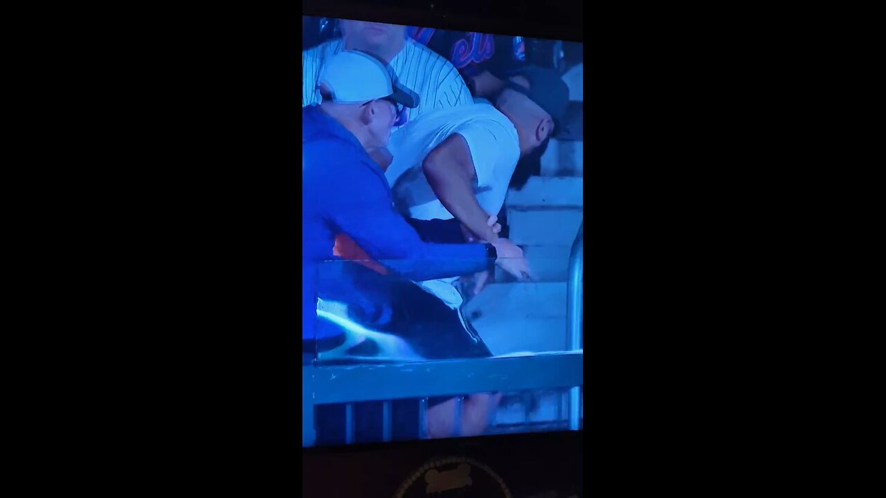 Trash individual of the night goes to this guy at the Mets game.
