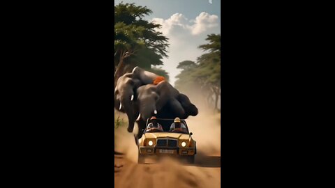 Strange scene caught on camera