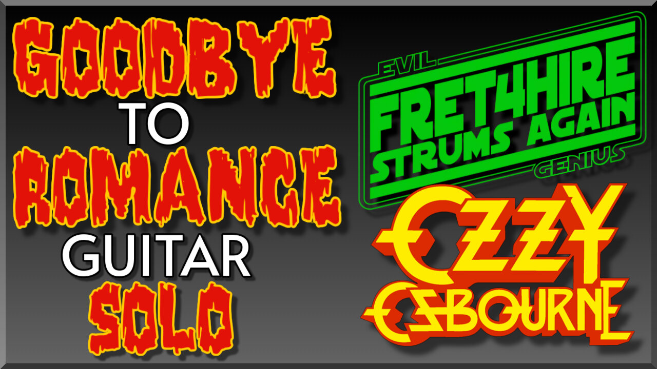 Goodbye to Romance GUITAR SOLO