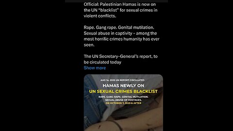 HAMAS ON UN BLACKLIST