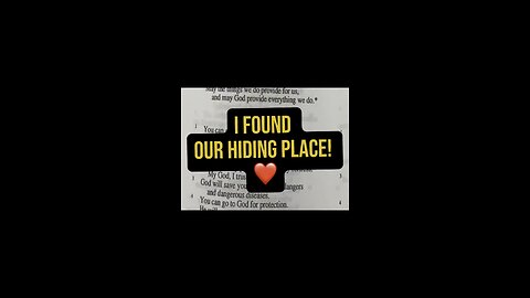 I Found Our Hiding Place! 🙌