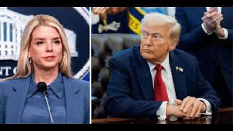 Trump Dismisses Concerns After Bleeding from High-Fiving Pam Bondi