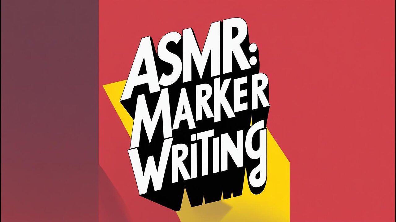60-Second ASMR: Marker Writing & Page Rubs (No Talking • Study Calm Micro-Loop)