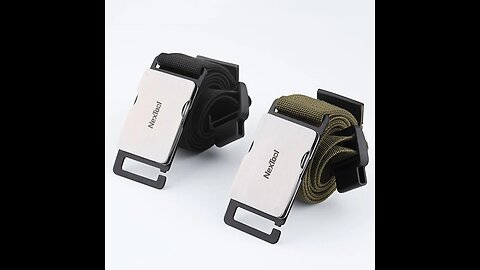 Multi-tool Tactical Nylon Belt with Heavy-Duty Hook Buckle (Camouflage)