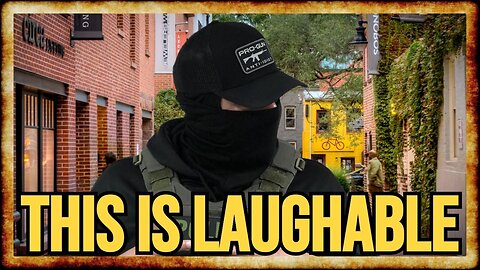 Federal Agents Patrol GEORGETOWN in COMICAL "Show Of Force"