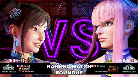 Kuya Kalbo SF6 Ranked Roundup. Chun Li Master Rank [Hori Fight Stick]