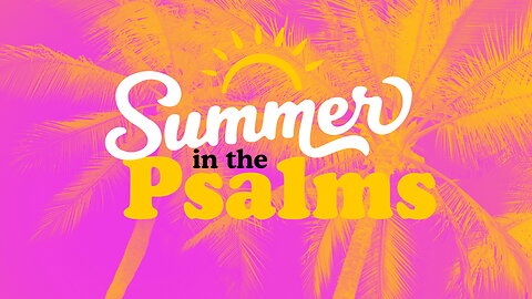 Sunday, September 7, 2025 - Oil and Water - A Psalm of Unity