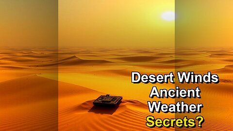 ️ Desert Winds: Echoes of Ancient Weather Tech? #shorts
