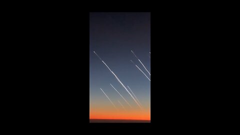 Plane Captures Iranian Ballistic Missile Mid-Flight!