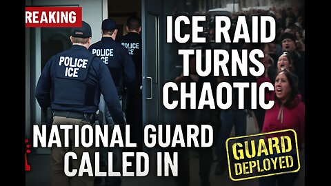 "Lawless Crowd Defies Ice - National Guard Called In"
