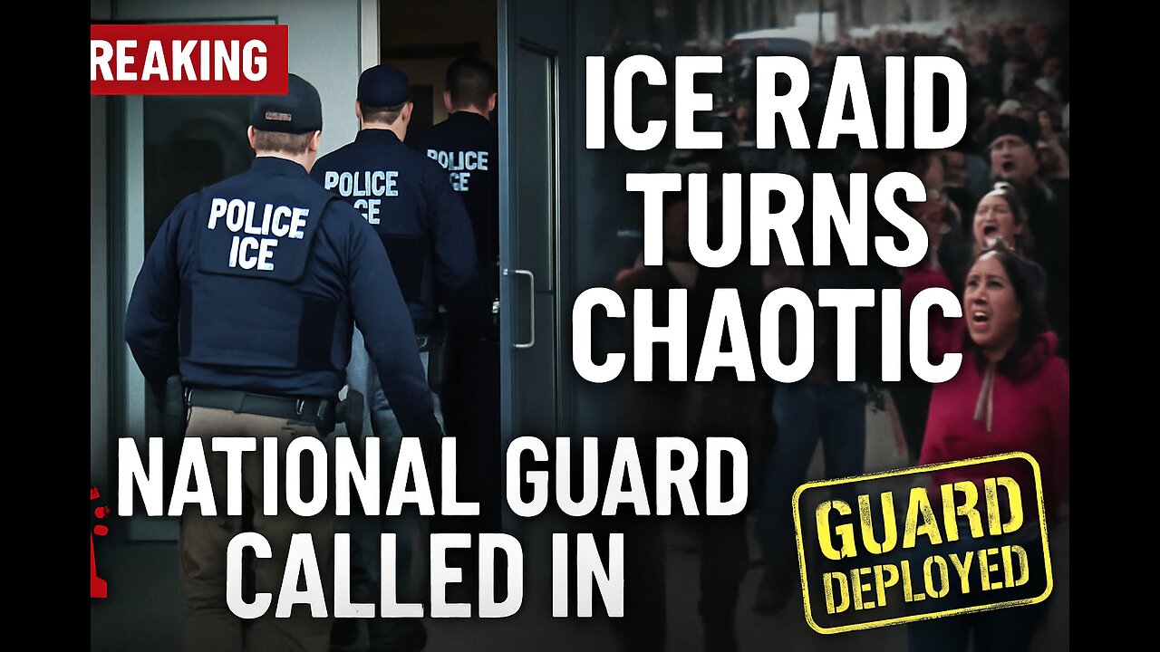 "Lawless Crowd Defies Ice - National Guard Called In"