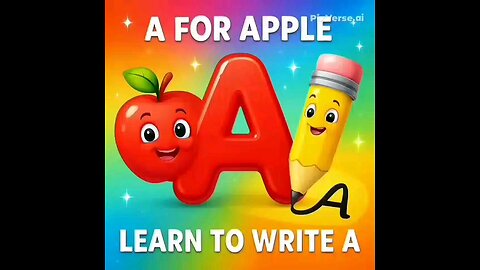 👉 A for Apple 🍎 | ABCD Kids Learning Video | Alphabet Songs for Children