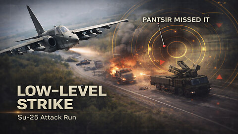 A Ukrainian Su-25 Just HUMILIATED Russia’s Pantsir Defense in Broad Daylight 😱