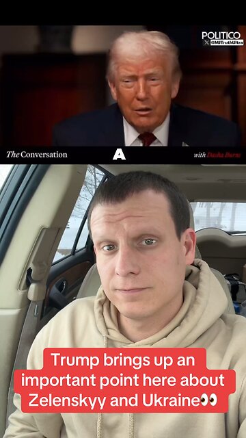 Trump brings up an important point about Zelenskyy and Ukraine