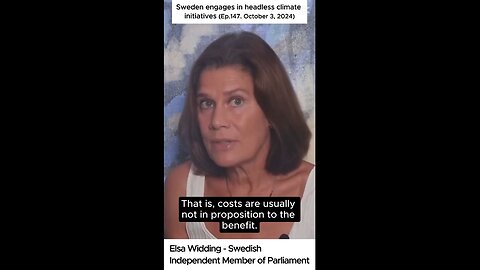 Elsa Widding - Sweden engages in headless climate initiatives