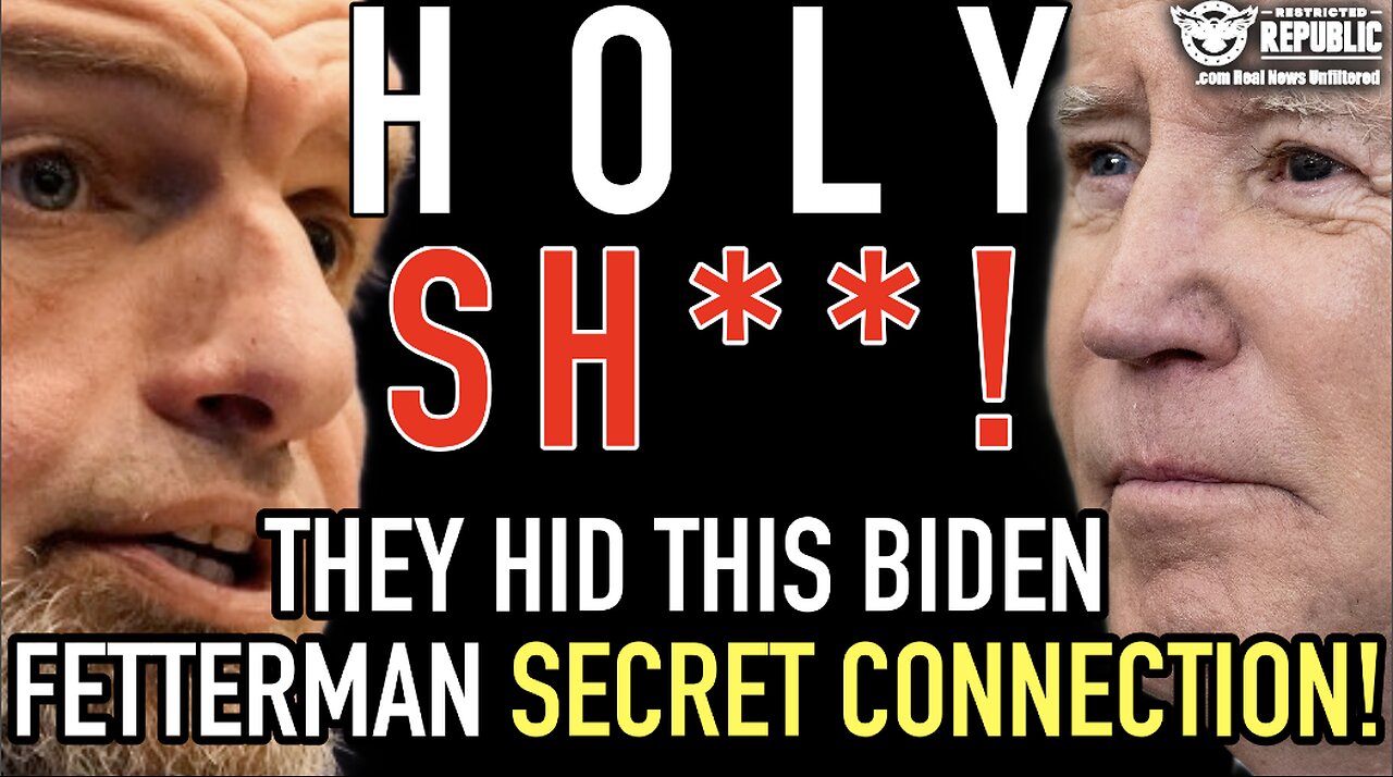 Holy Sh—! They Hid This Biden Fetterman Secret Connection!?