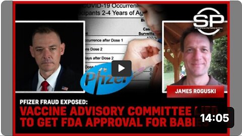 "Pfizer Accused of Fraud: Vaccine Advisory Committee Allegedly Lied for Baby Vaccine FDA Approval"