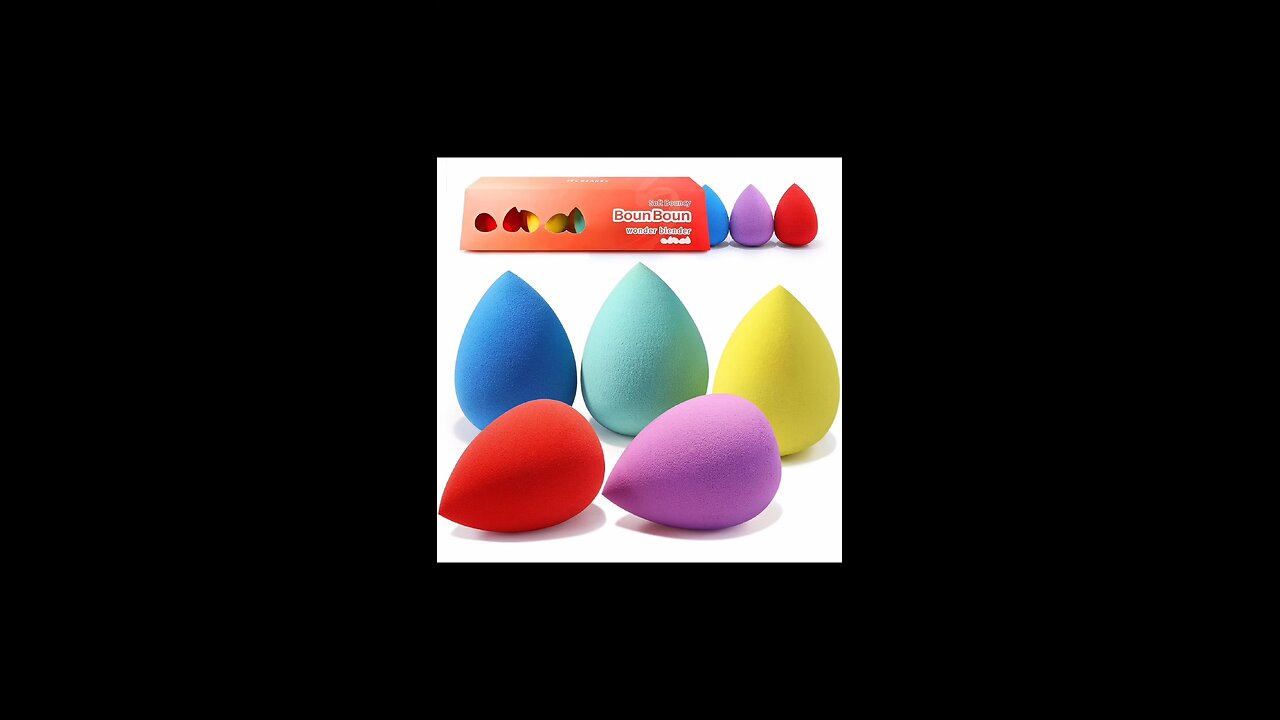 BEAKEY Makeup Sponge 5 Pcs Set