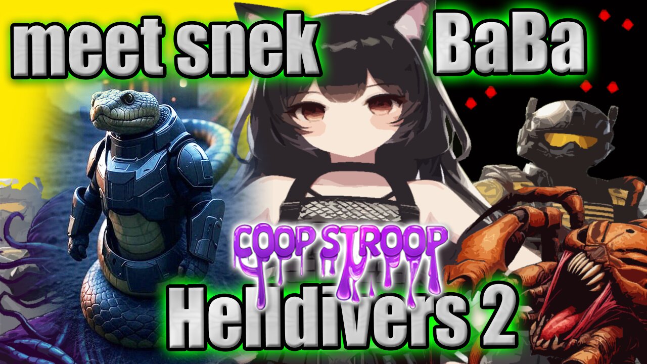 N00B WAIFU meets snek in #Helldivers2 #Vtuber #Gamergirl