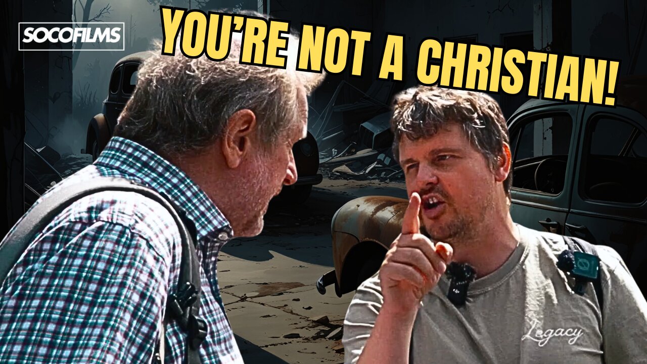 Rude Sectarian Crashes Peaceful Christian Talk | (Bob) | Speakers Corner