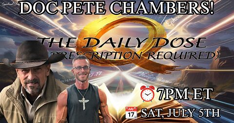 Retired Lt. Conoel Doc Pete Chambers joins us live from floods in Texas!