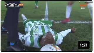 Another footballer collapses on the field!
