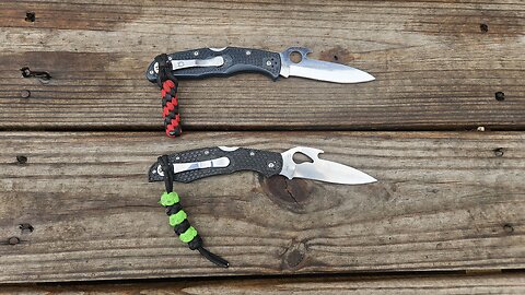 Sharpening Spyderco Endura & Byrd Cara Cara