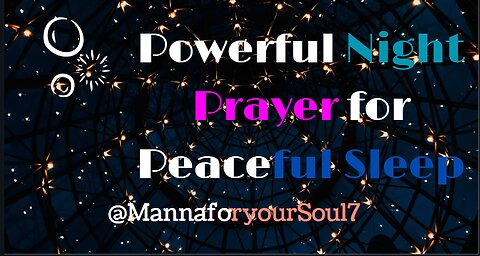 Powerful Night Prayer for Peaceful Sleep