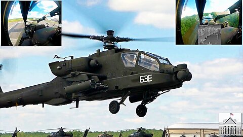 AH-64E Apache Army Pilots Train in the Skies Above Fort Novosel