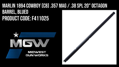 Marlin 1894 COWBOY (CB) .357 MAG / .38 SPL 20" Octagon Barrel, Blued - F411025