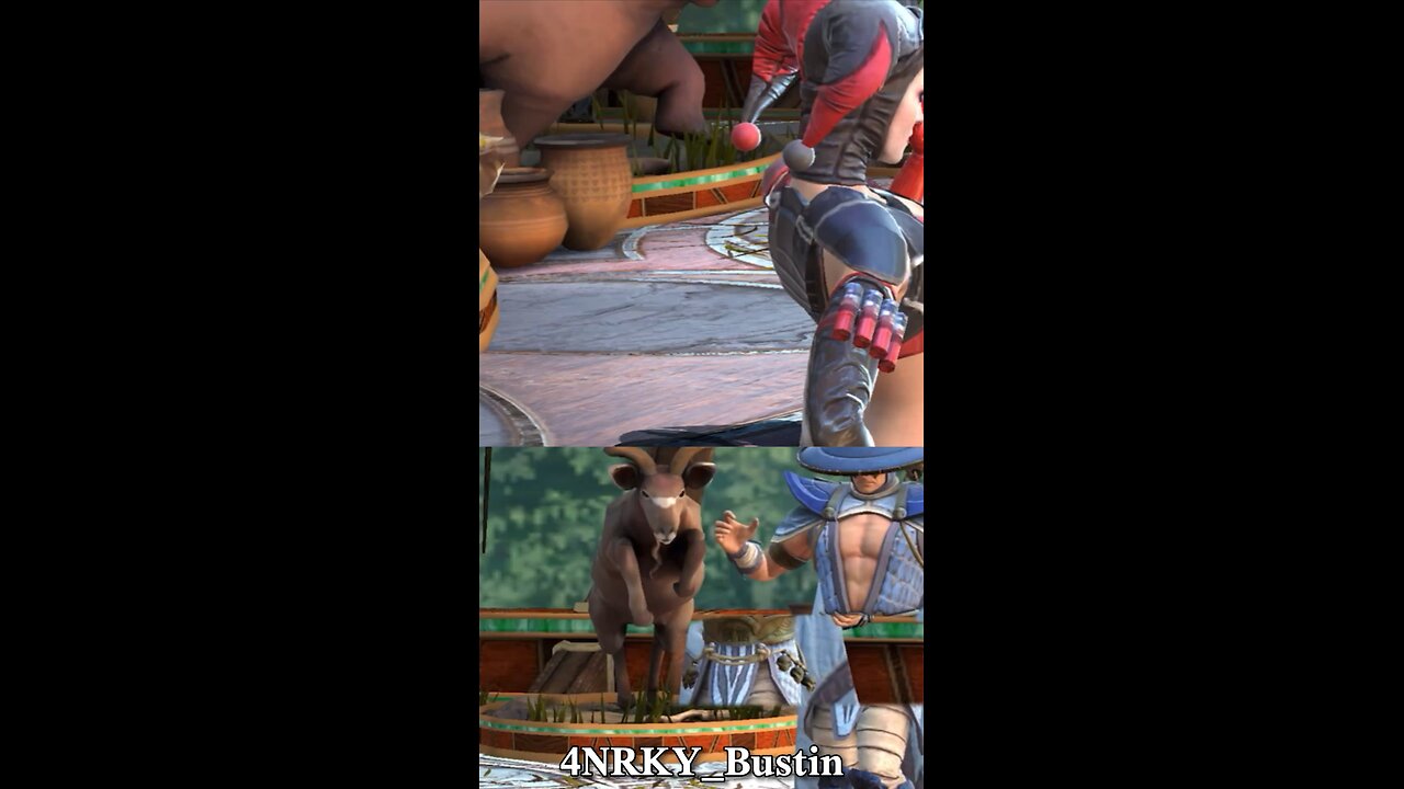 Harley Quinn pistol whips Raiden