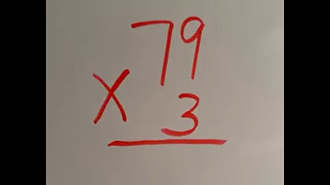 Multiplication 2 Digit by 1 Digit