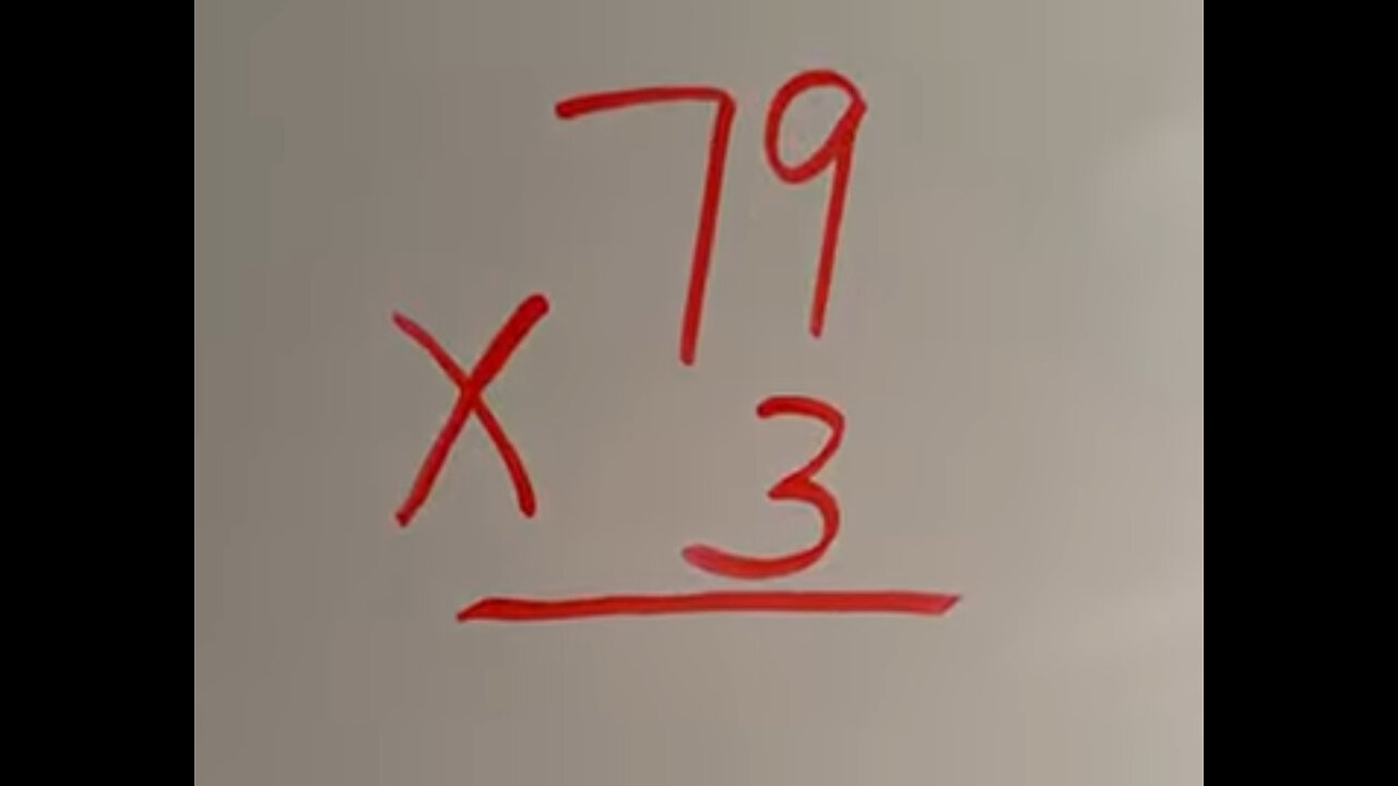 Multiplication 2 Digit by 1 Digit