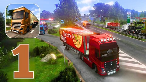 European Truck Simulator - Gameplay Walkthrough | Part 1 (Android, iOS)