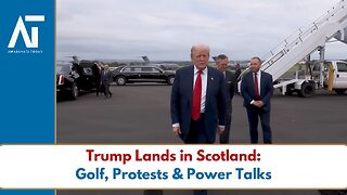 Trump Lands in Scotland: Golf, Protests & Power Talks | USA-UK | Amaravati Today