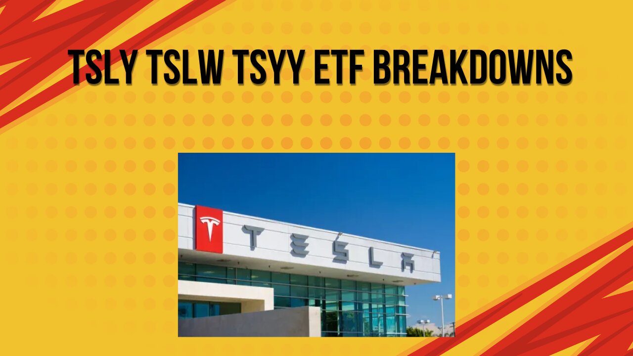 TSLY TSLW TSYY ETF full breakdowns