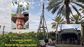 A Sensational Snippet from Rider of Roller Coasters: Velocicoaster [Off Ride Multi Angle]