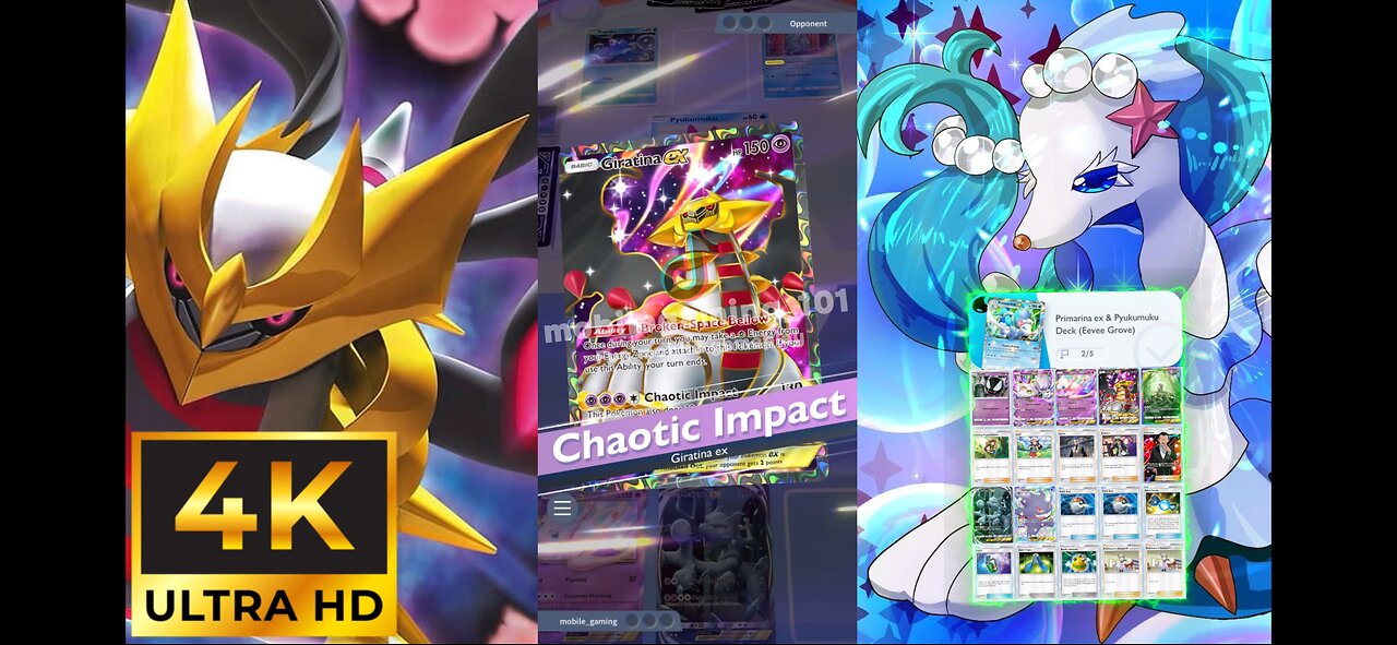 [4K Full Game] Pokémon TCG Pocket Step-Up Battle #3 (Expert) Psychic VS Primarina ex & Pyukumuku