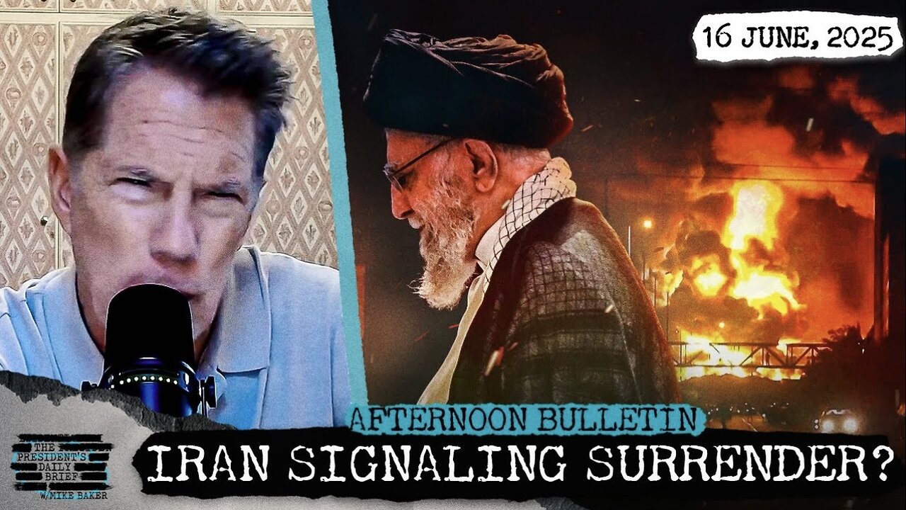 Is Iran Already Signaling Surrender? & Manhunt For Minnesota Shooter Ends in Capture